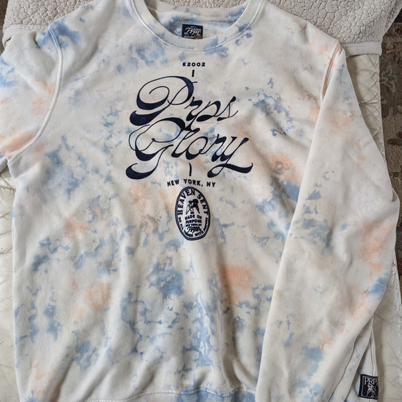 Prps Jeans Glory Tie-Dye Men's Pull Over Sweater Sweatshirt Long Sleeve - Picture 1 of 2